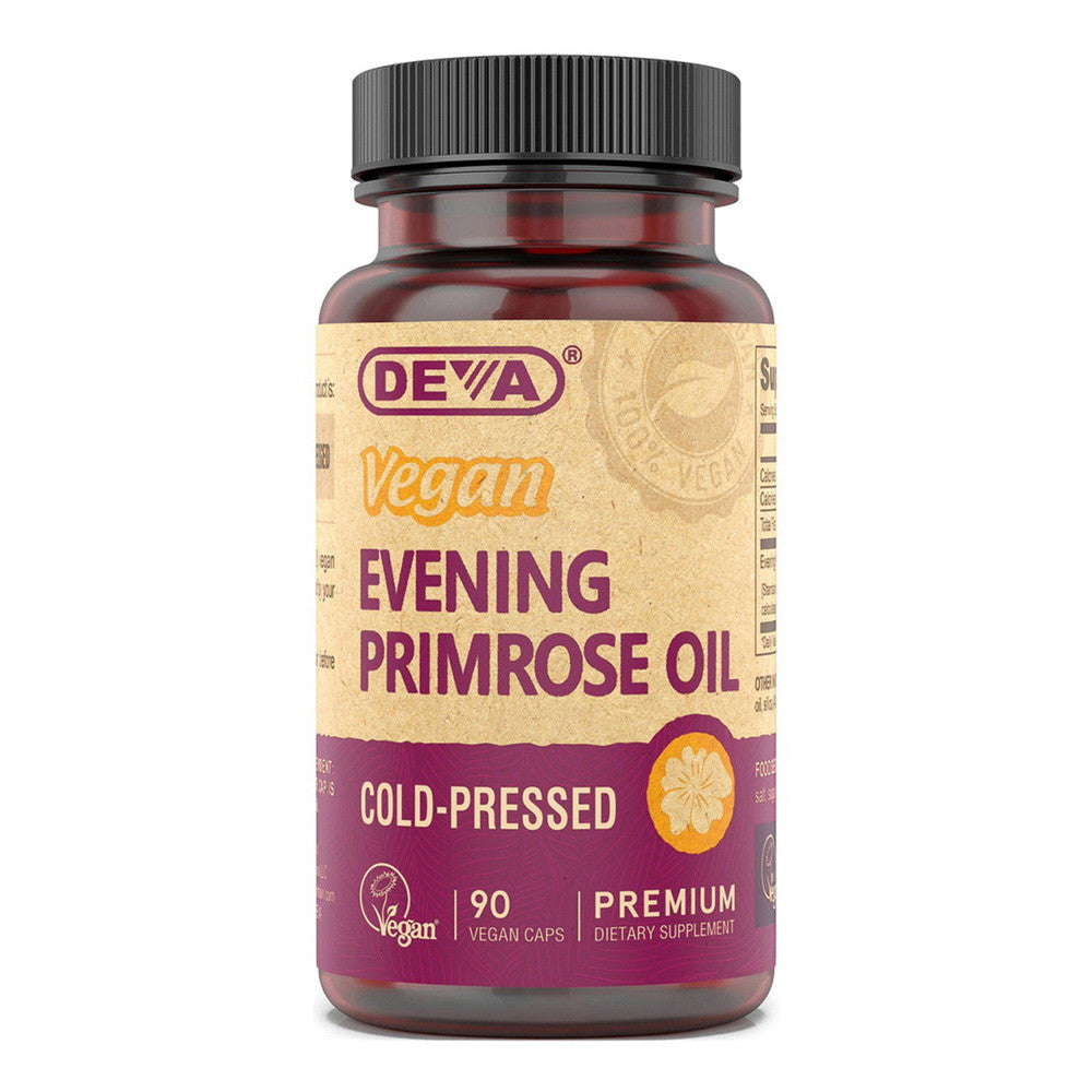 Deva Nutrition Vegan Evening Primrose Oil Vcaps, 90 Ea